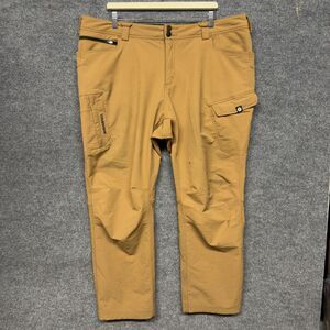 Truewerk T2 Werkpant Cargo Pants Mens 42x30 Brown Stretch Technical Workwear